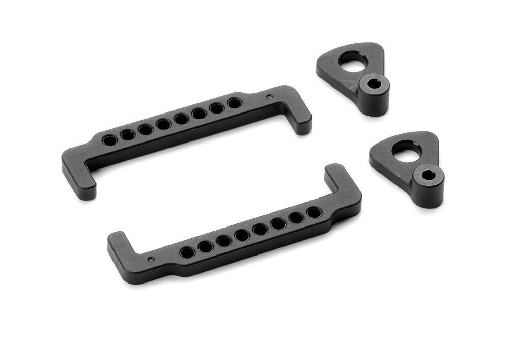 XRAY XB2 Composite Bent Sides Chassis LiPo Battery Backstop (2+2)