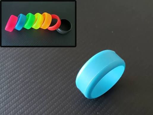 Vigor Silicon Steering Grips For Sanwa Futaba & FlySky-BLUE