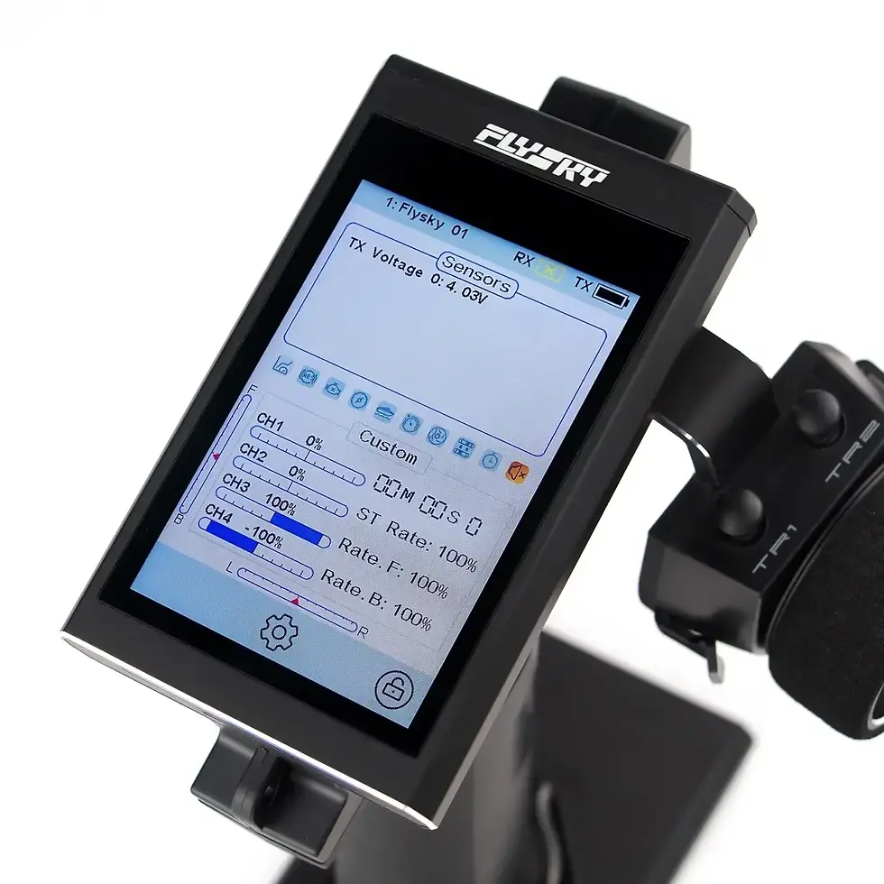 Thumbnail: Flysky NOBLE NB4 PLUS HVGA 3.5inch LCD Touch Screen 2.4GHZ 4-Channel Transmitter