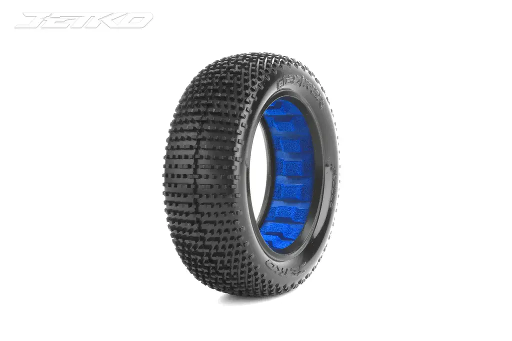JETKO Desirer 1/10 2WD Front Buggy Tires w/ Inserts - JKO2008US6217DB