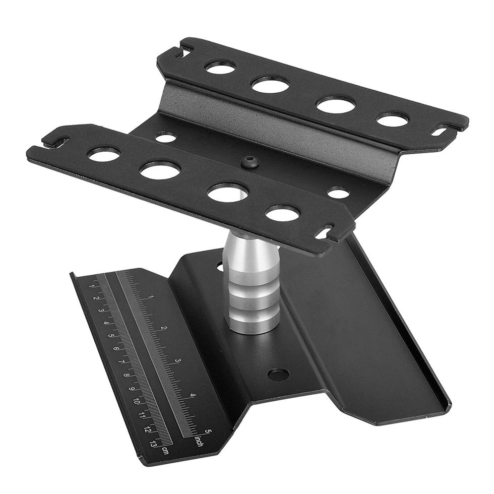 RC Car Metal Work Stand - Black