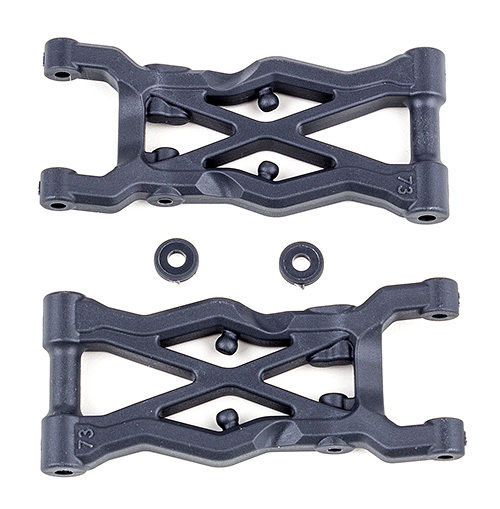 Team Associated RC10B6.2 rear suspension arm [73mm] - HARD - ASS91854