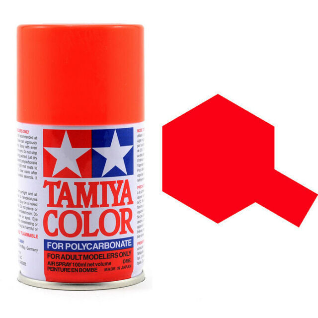 Tamiya PS-20 Fluorescent Red Spray paint- 75-T86020