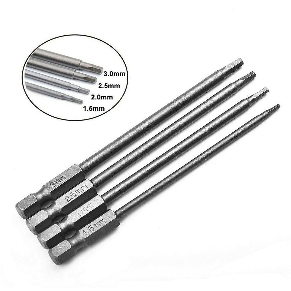Thumbnail: 4pcs Metal Hexagonal Wrenches Screw drivers Tools Kit 1.5mm 2.0mm 2.5mm 3.0m