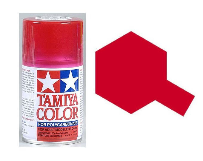 Tamiya PS-37 Translucent Red Spray paint- 75-T86037