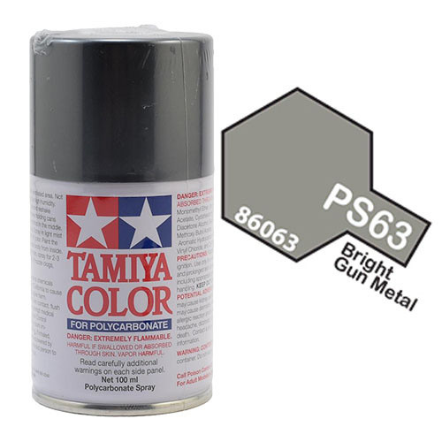 Tamiya PS63 Bright Gunmetal Spray paint75T86063 Outsiders RC