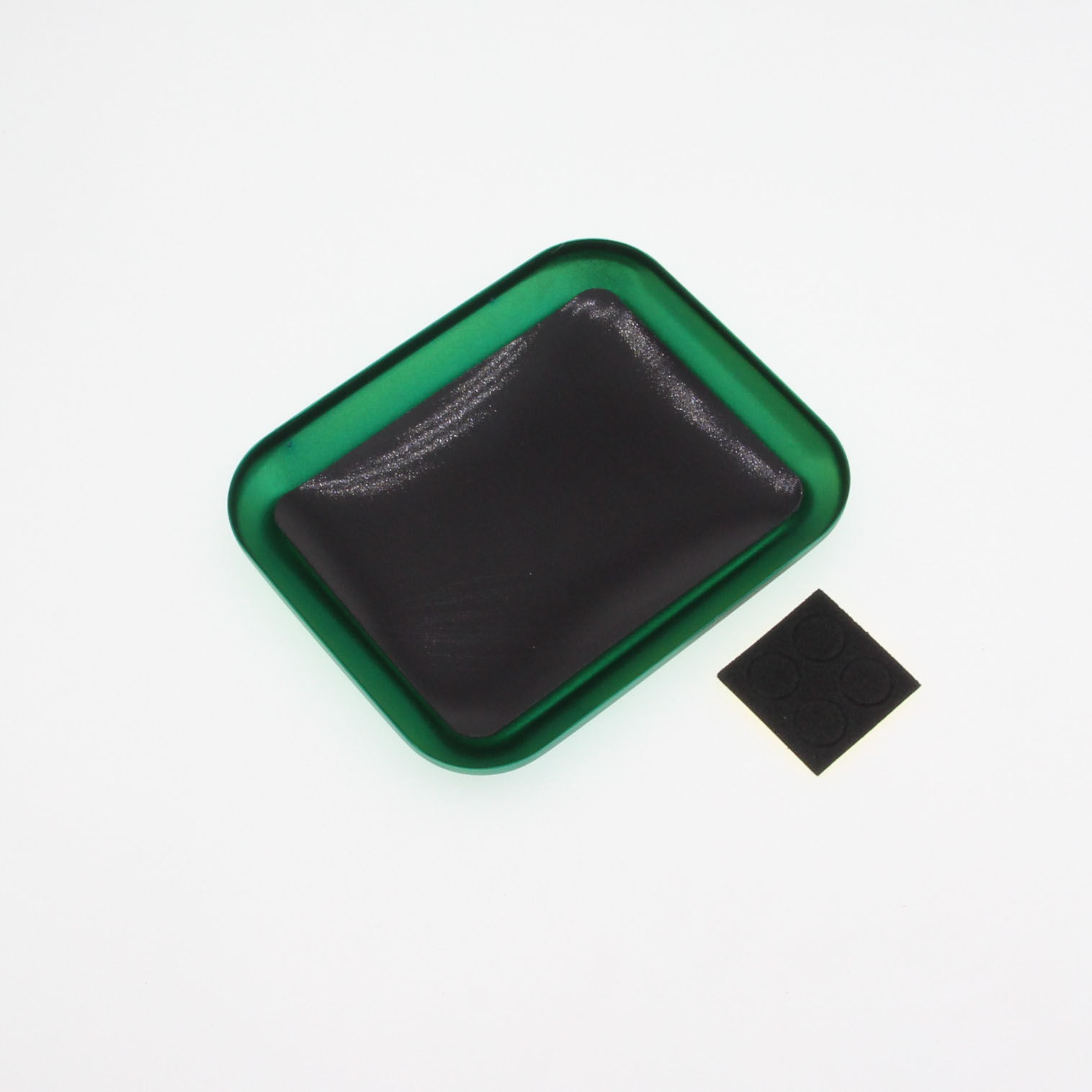 Mini Aluminum Alloy Screw Tray with Magnetic - Green