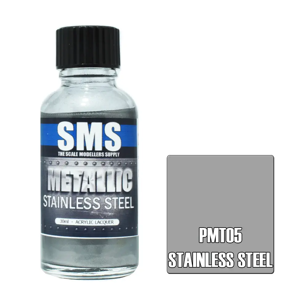 Metallic STAINLESS STEEL 30ml - PMT05