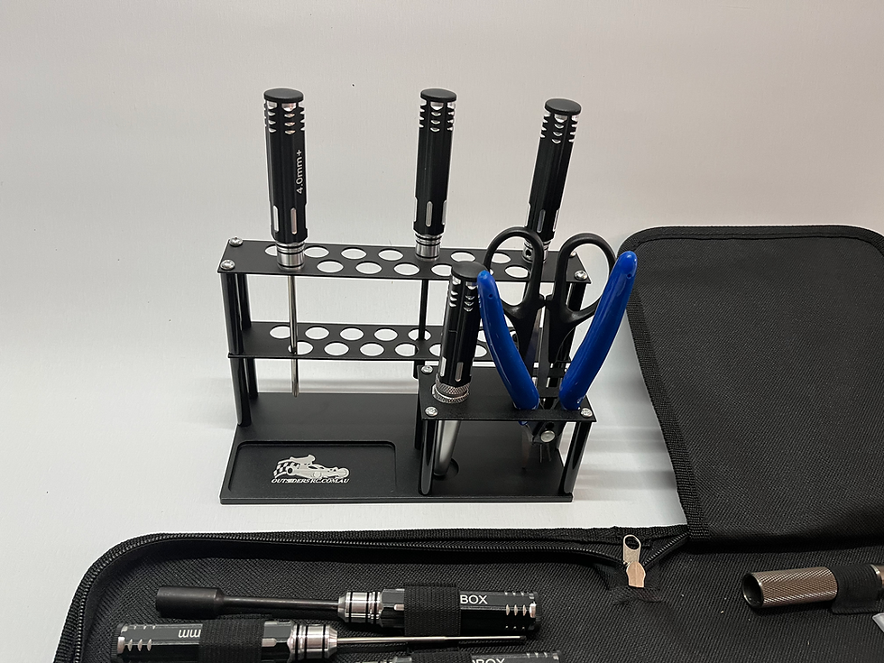 Thumbnail: 19pcs RC Repair Tool Kit , Stand & Handy Pouch