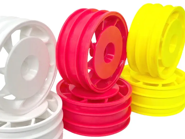 Kyosho Ultima Directional WIDE Front (2pc) YELLOW