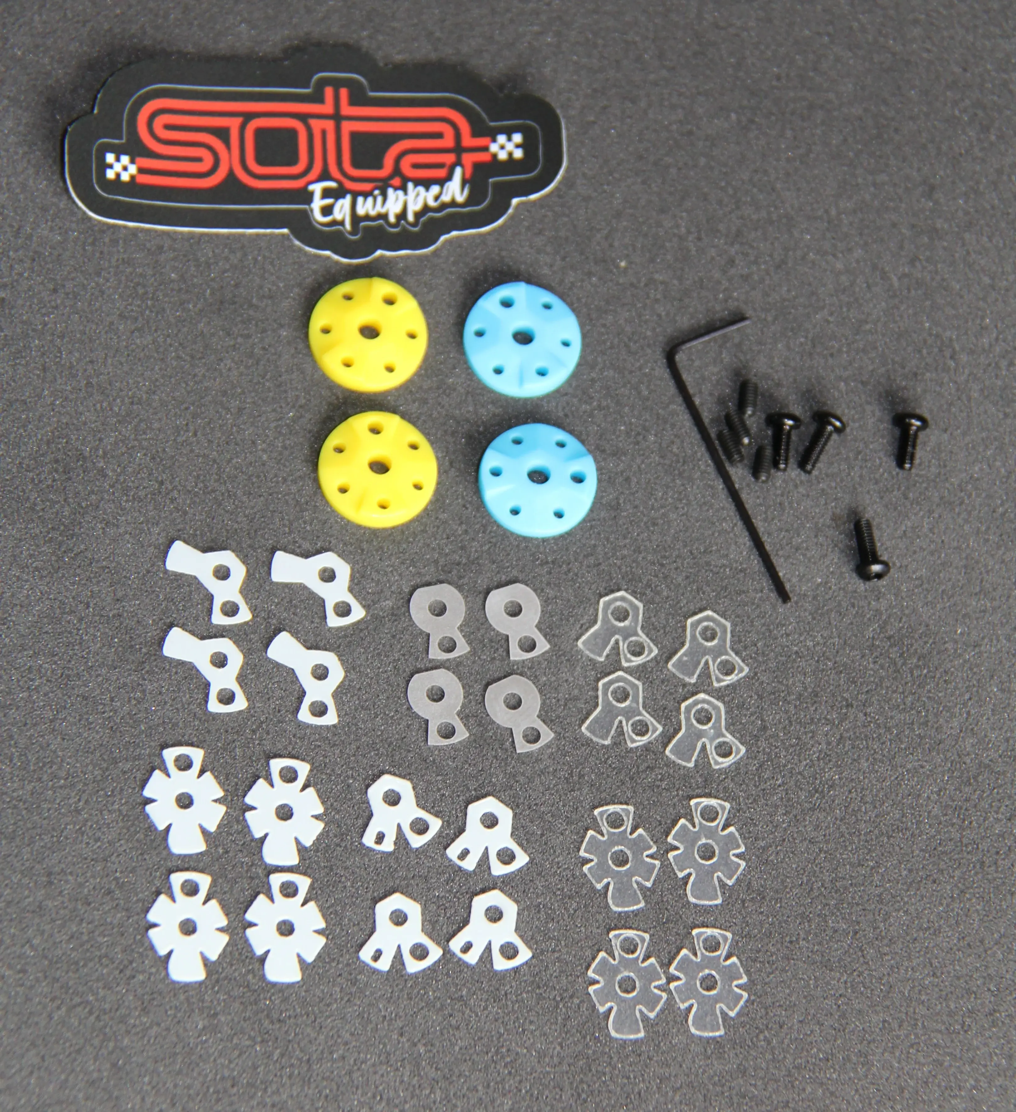 1/10 Piston Shim Stack System - Schumacher 13mm bore.