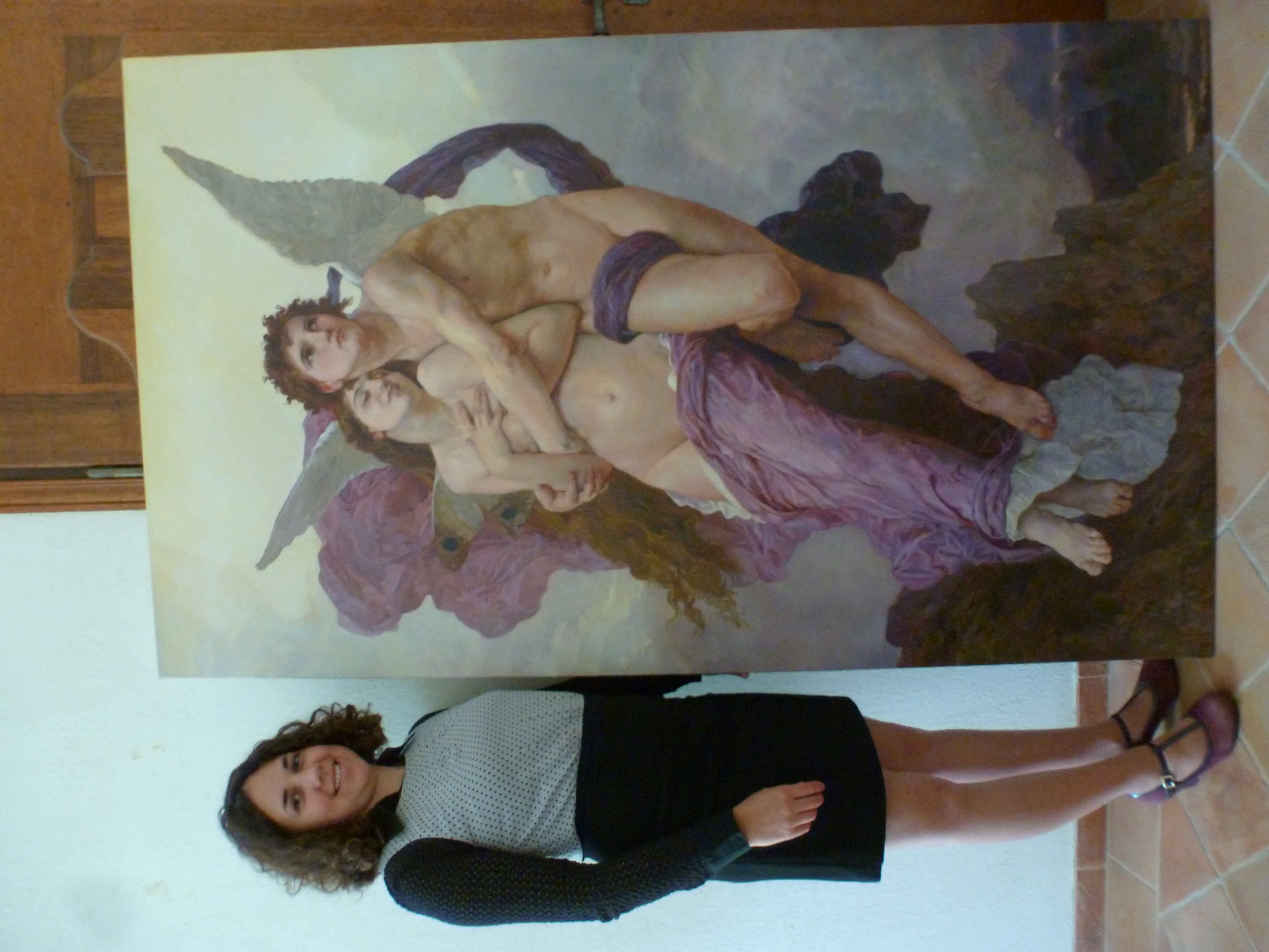 Le ravissement de Pyché par Cupidon