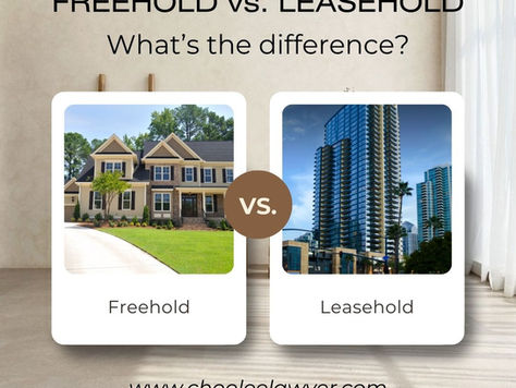 Freehold vs. Leasehold Property Documentation: What Buyers Need to Know