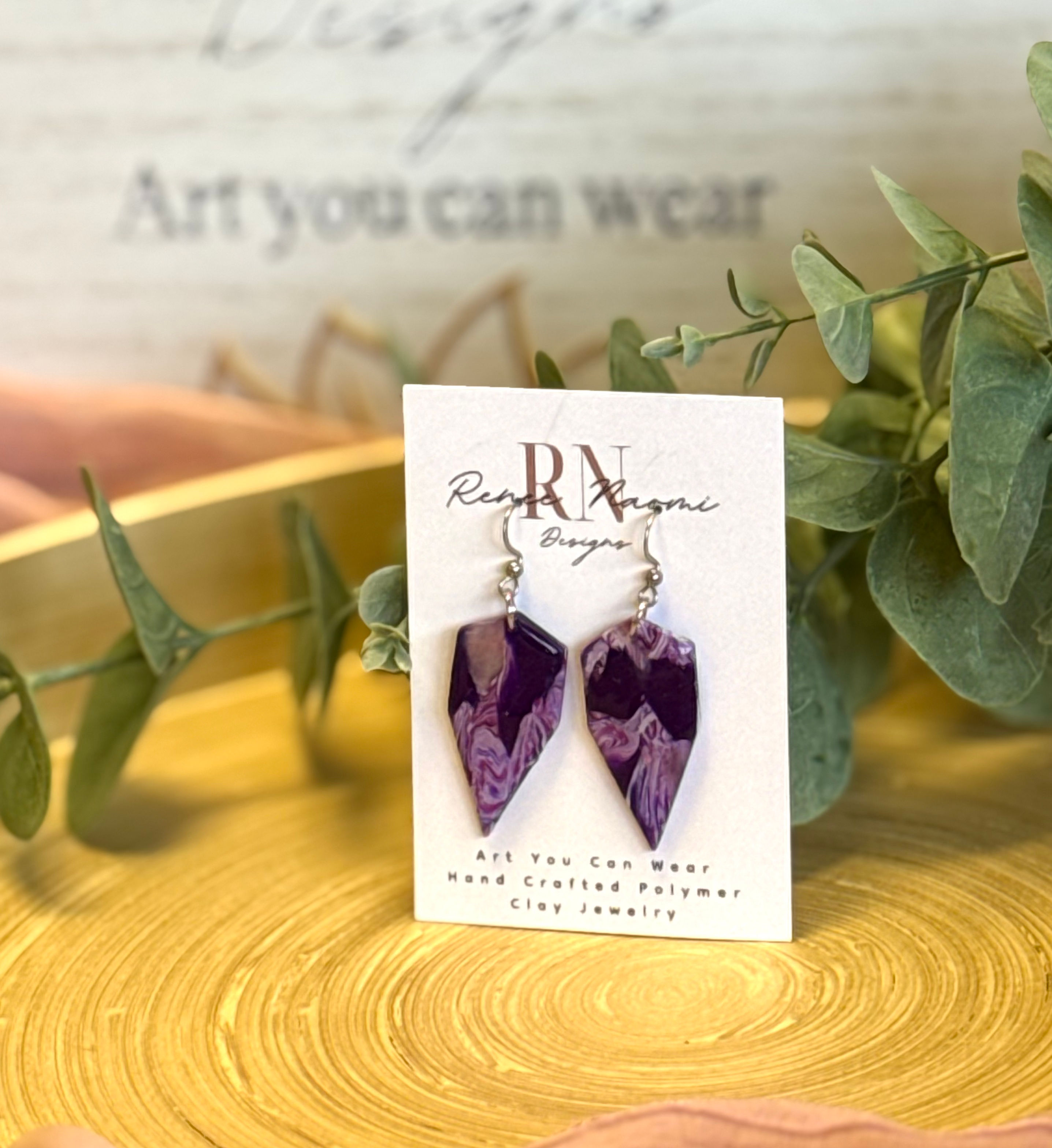 Purple marble daggers 