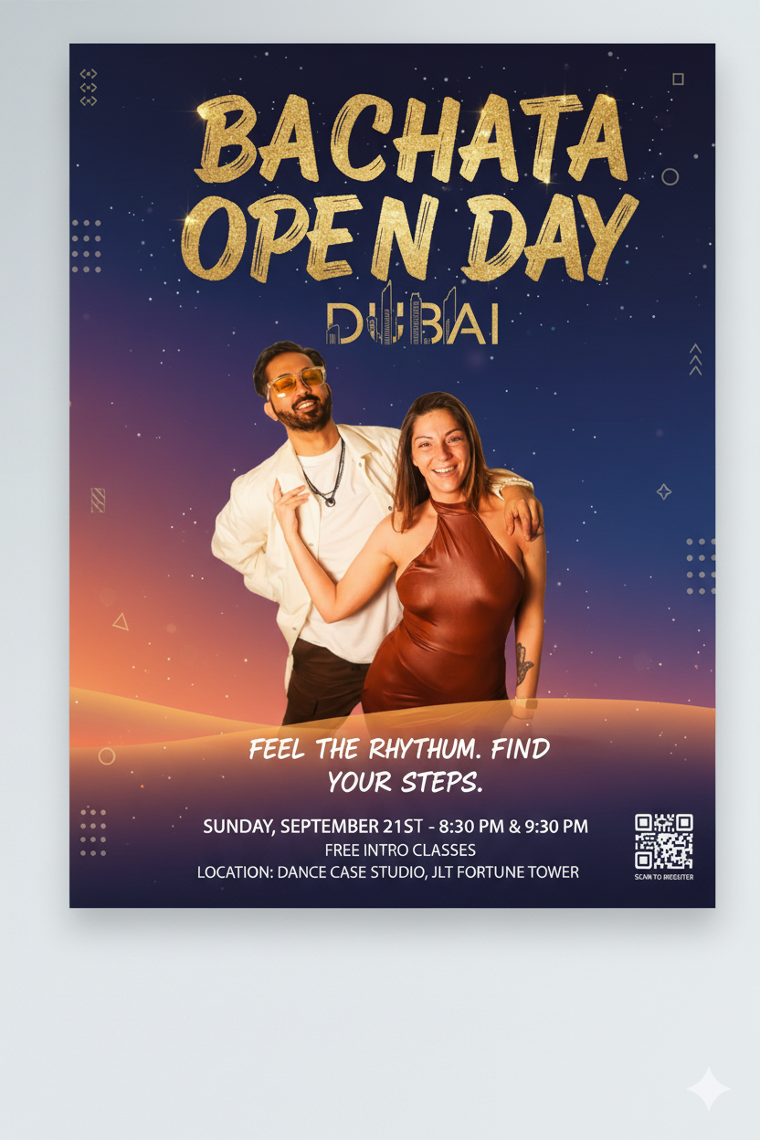 Bachata Open Day @ JLT Dubai 8:30PM