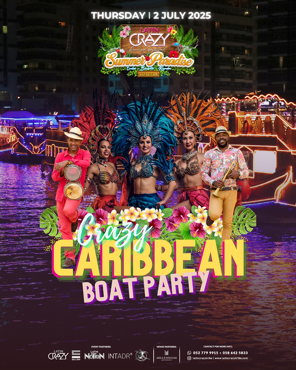 3 FLOOR BOAT PARTY || LATIN CRAZY TRIBE SUMMER PARADISE