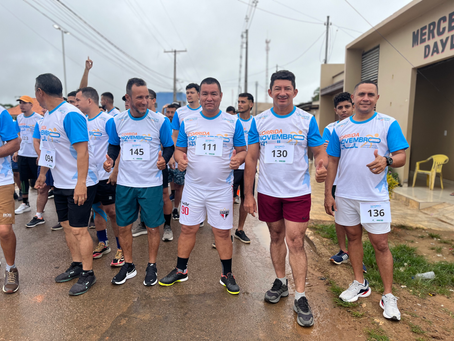 Mesa Diretora da Câmara participa da Corrida do Novembro Azul em Manoel Urbano