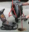 Sewer Camera Inspection tool being used