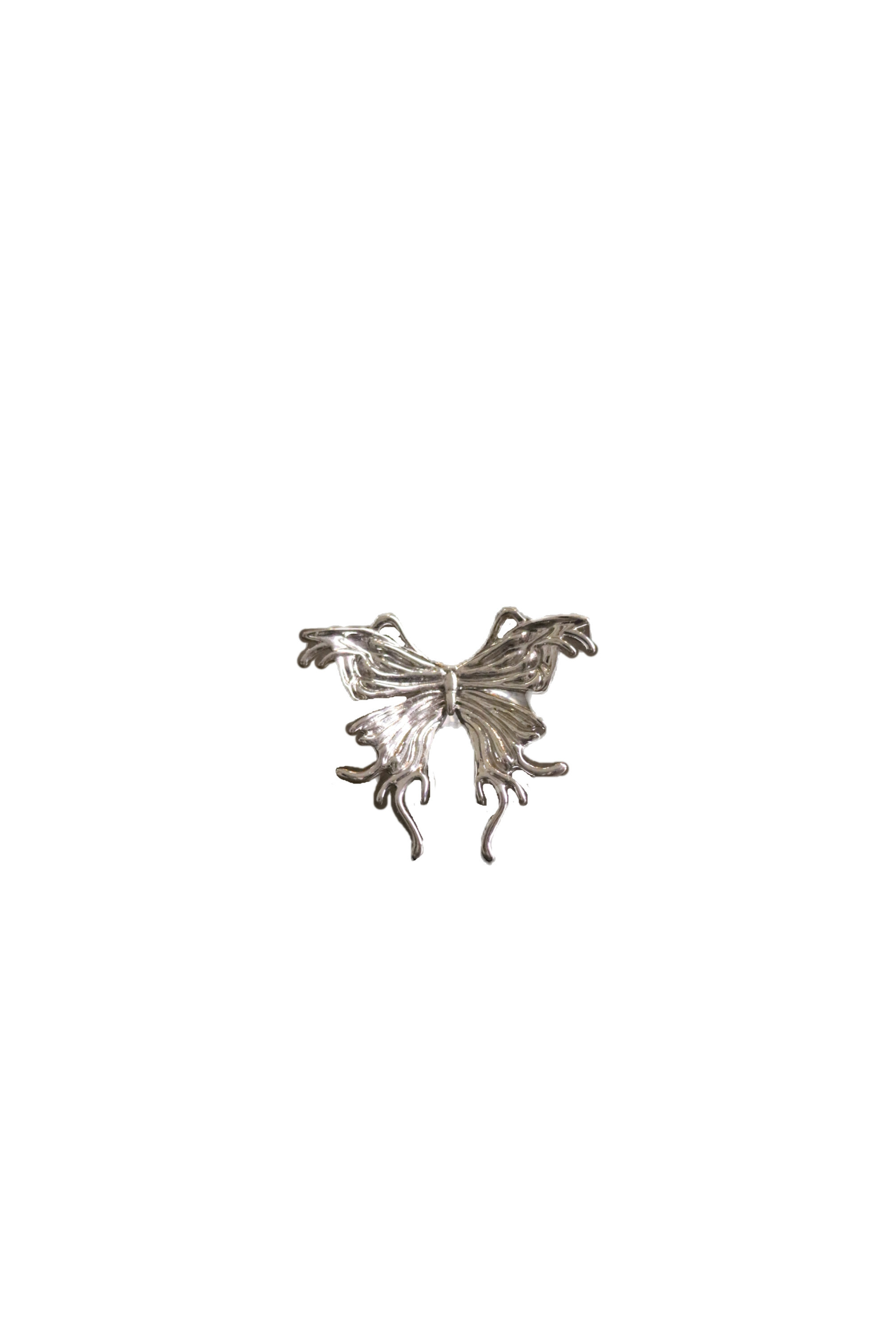 Wingburst — Silver Distorted Butterfly Ring