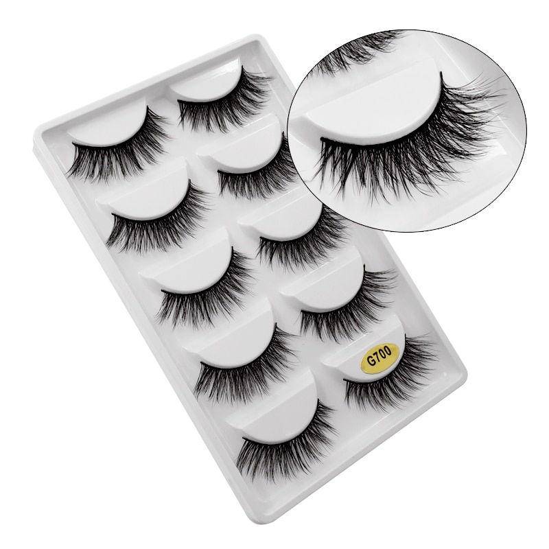 Thumbnail: 5 Pair Multipack 3D Mink Lashes