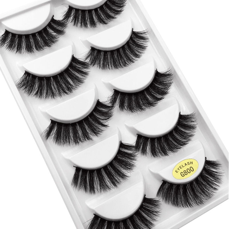 Thumbnail: 5 Pair Multipack 3D Mink Lashes