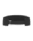 Thumbnail: Crystal Scrunch Wide Visor - Black