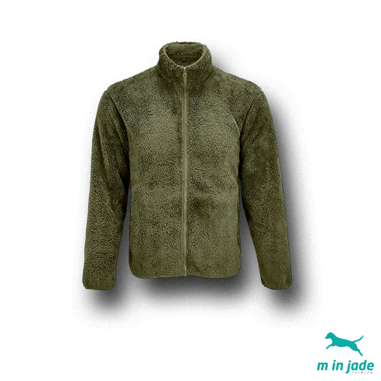 olive Jacke Vorderansicht