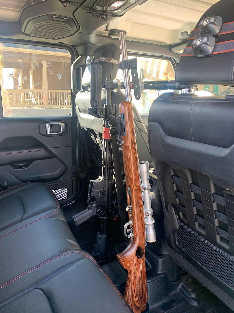 "HeatPack" 3 Rifle Gun Rack System for most Extended Cab Pickups