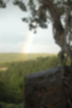 Rainbow over the valley