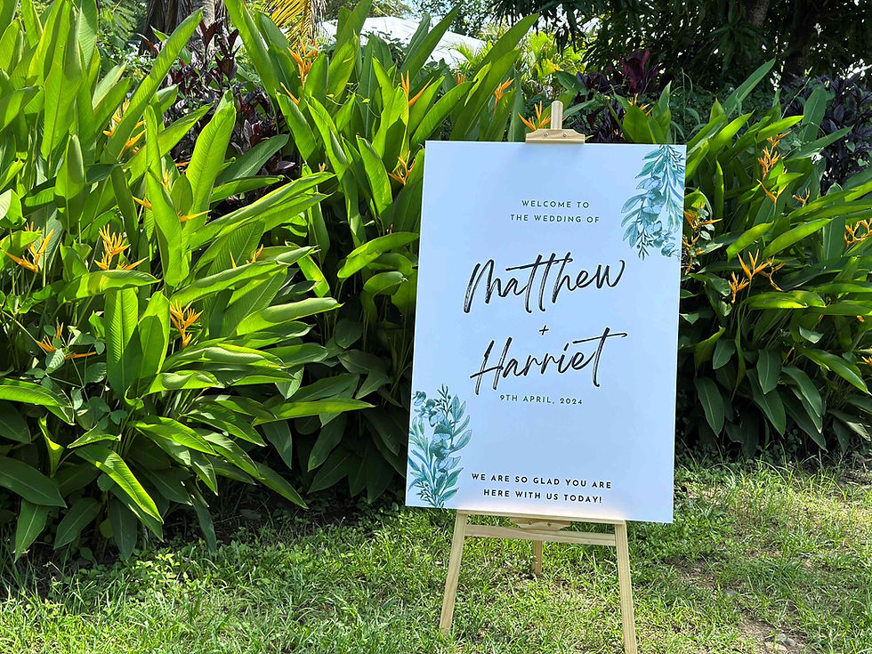 Custom Wedding Signs Versus Printables