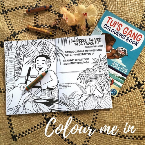 Tui Colouring In TUI'S GANG Colouring Book | The Projects Fiji