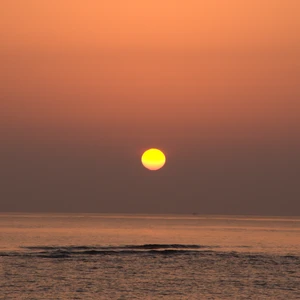 Sunrise at Sokchu Beach, Korea