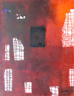 70. Windows - oil on canvas 2007 - 89x116
