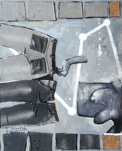 80. Undress - oil on canvas 2006 - 130x163