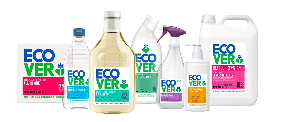 Ecover cleaning range – eco products with scents by Cassandra Browning.
