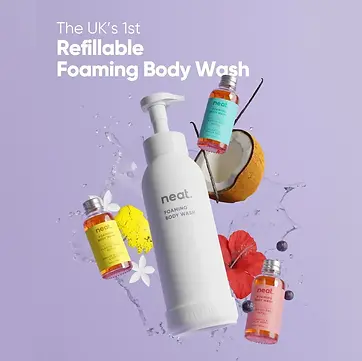 Neat Clean body wash – scent developed by Cassandra Browning.