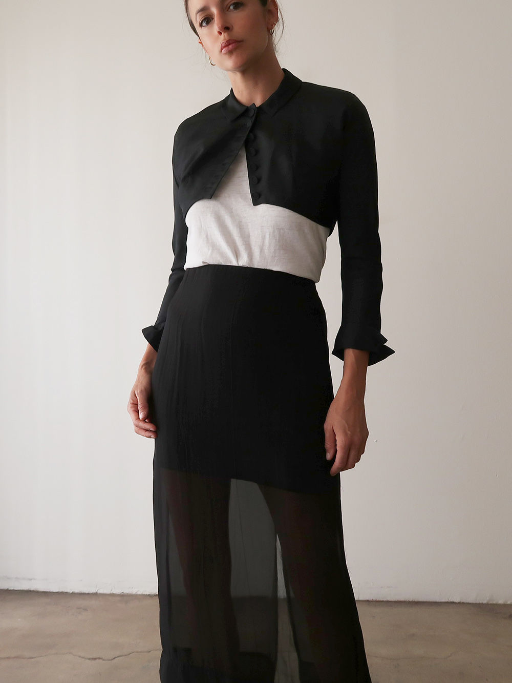 Silk Bolero Top | 1950s