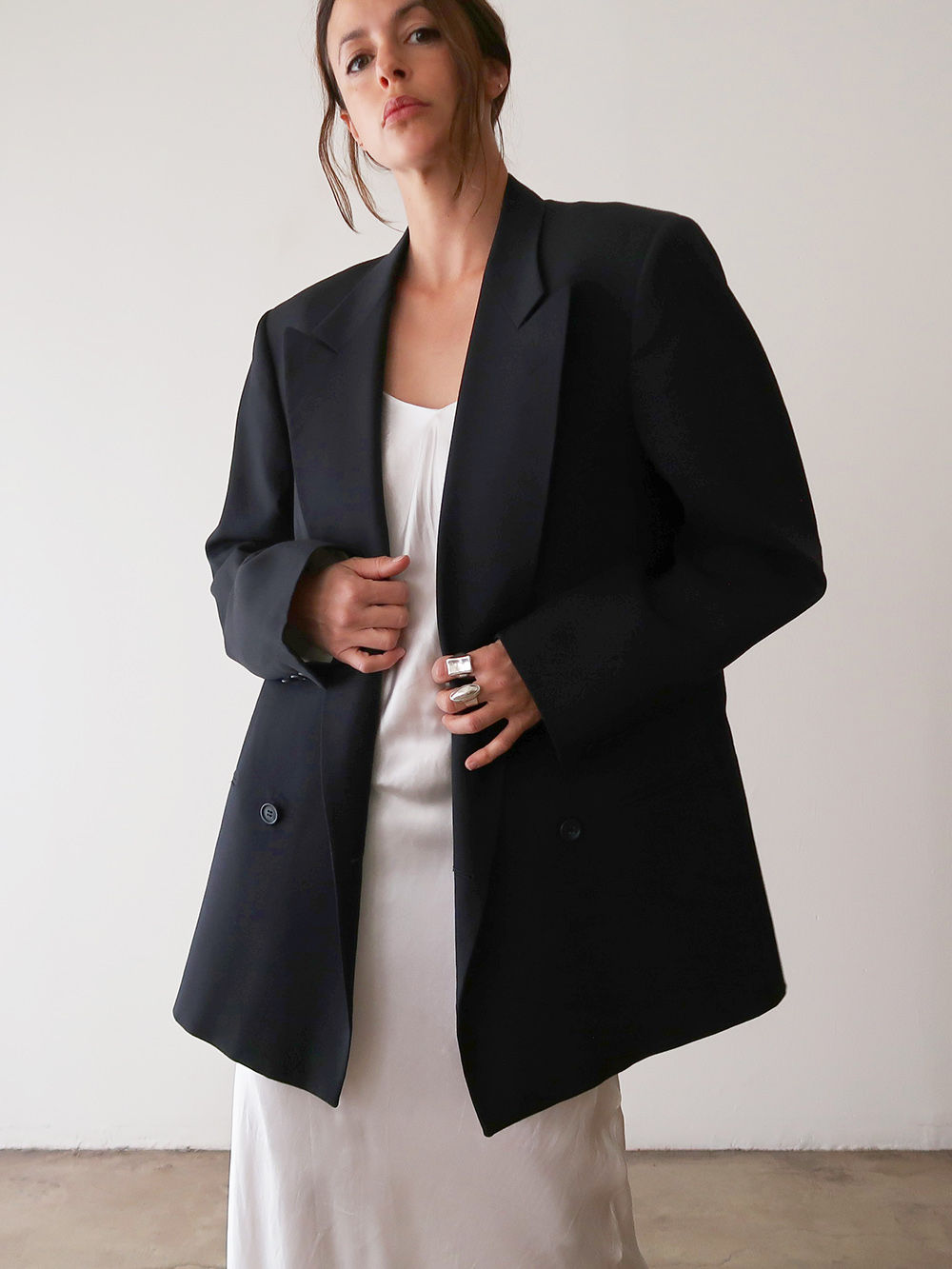 Black Valentino Blazer | Y2K