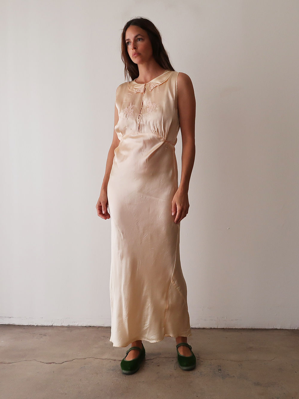 Silk Slip Dress | 1940s