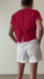 Thumbnail: Pink Back Button Top | 1980s