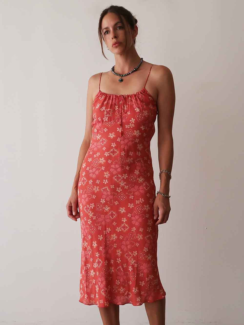 Print Day Dress | 1990s
