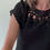 Thumbnail: Black Crochet Top | 1970s