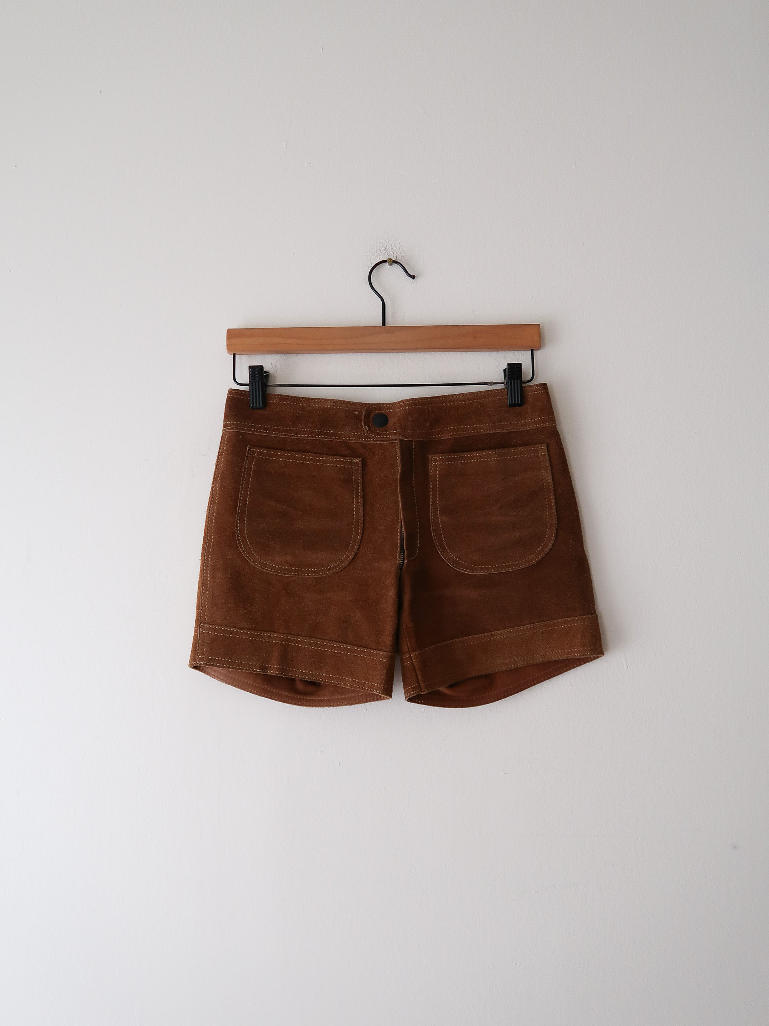 Tan Suede Shorts | 1960s