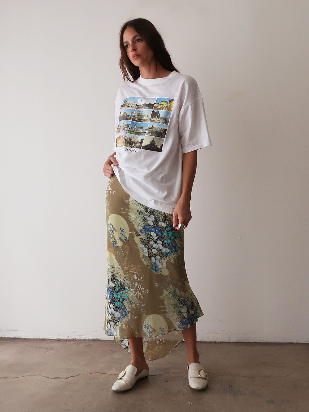 Floral Print Skirt | Y2K