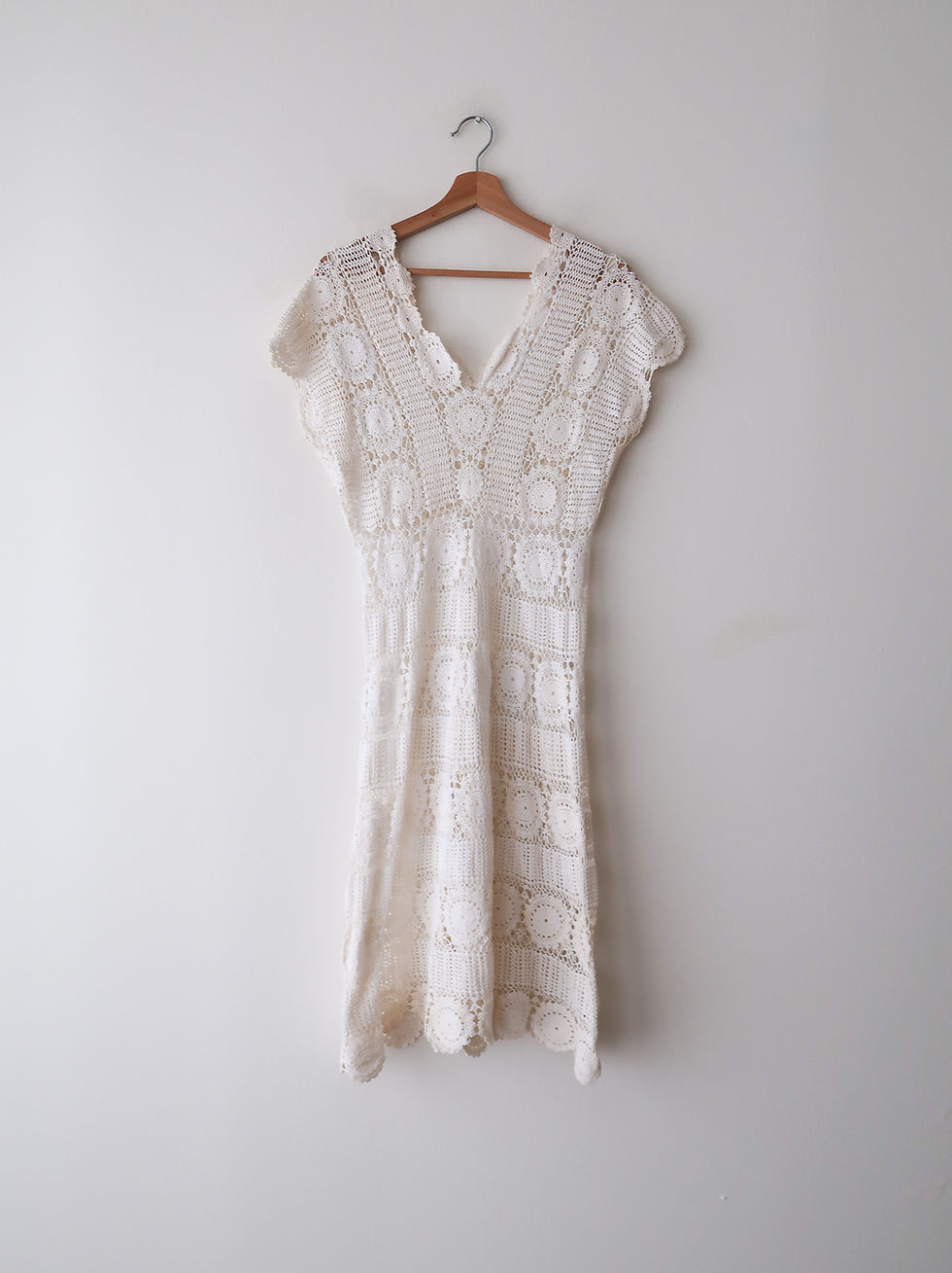 Thumbnail: Cotton Crochet Dress | 1970s