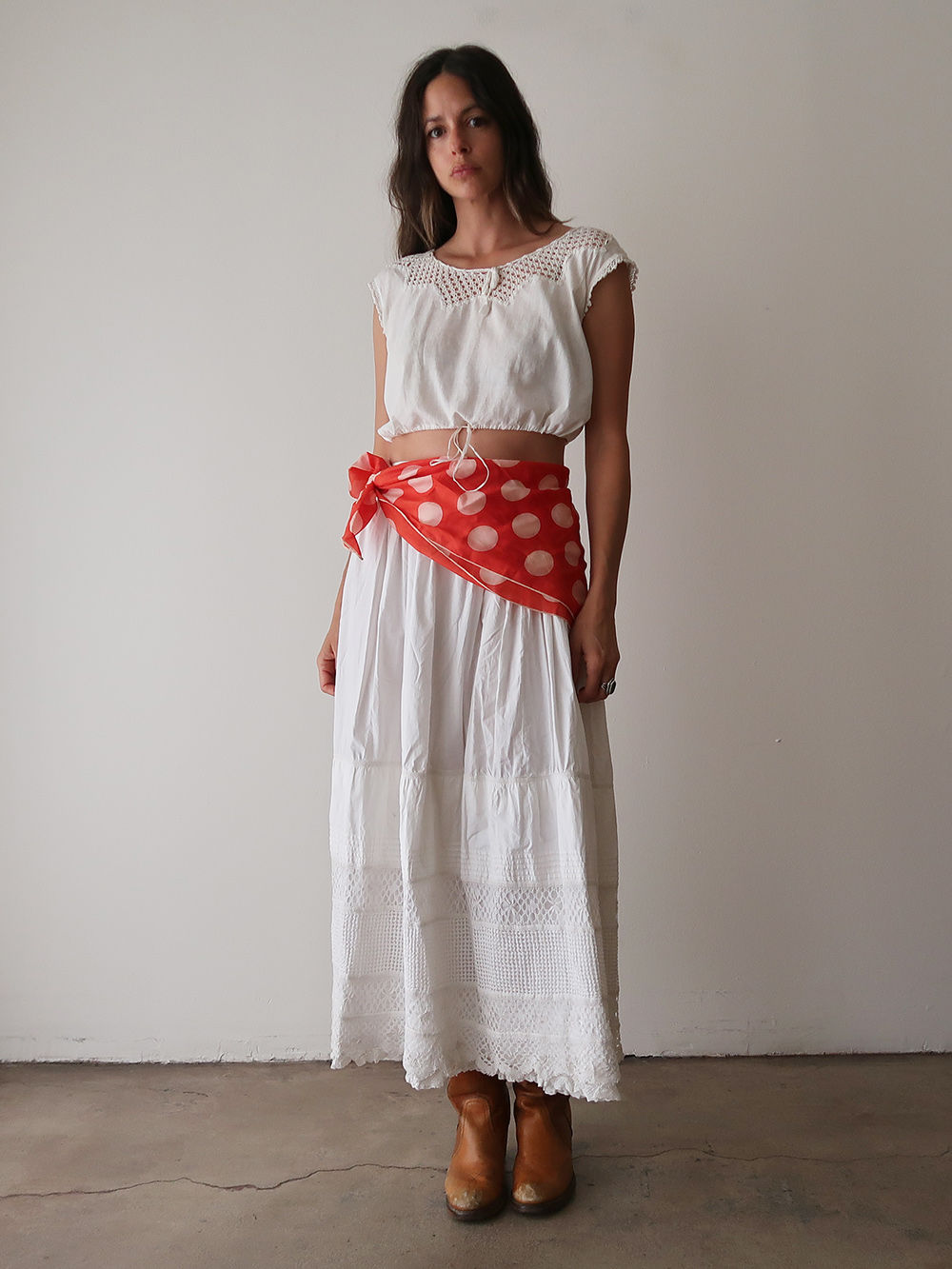 Edwardian Cotton Skirt | 1910s