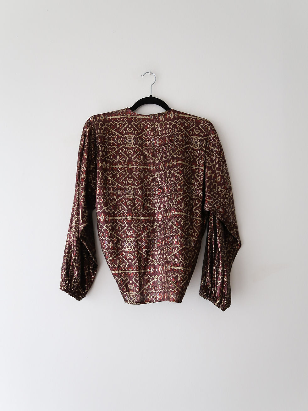 Thumbnail: Metallic Ikat Blouse | 1970s