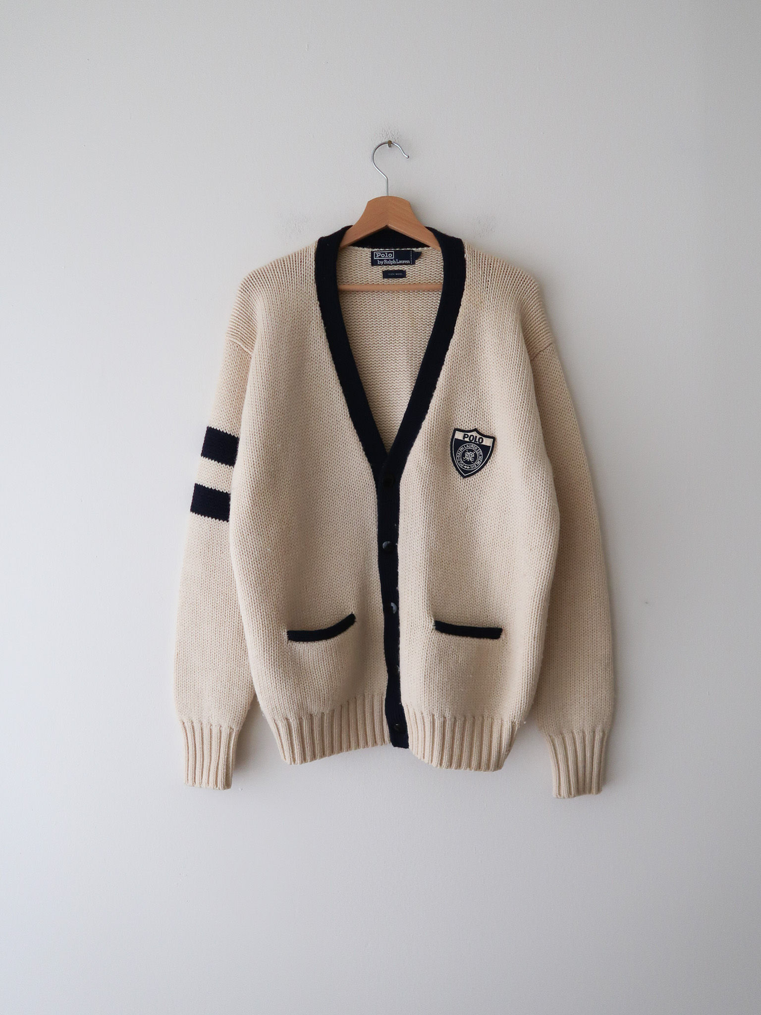 RL Polo Varsity Cardigan | 1990s