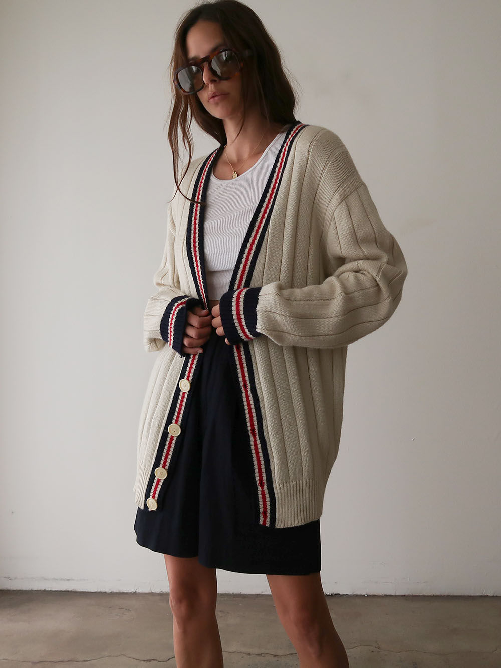 Wool Varsity Cardigan | 1980s