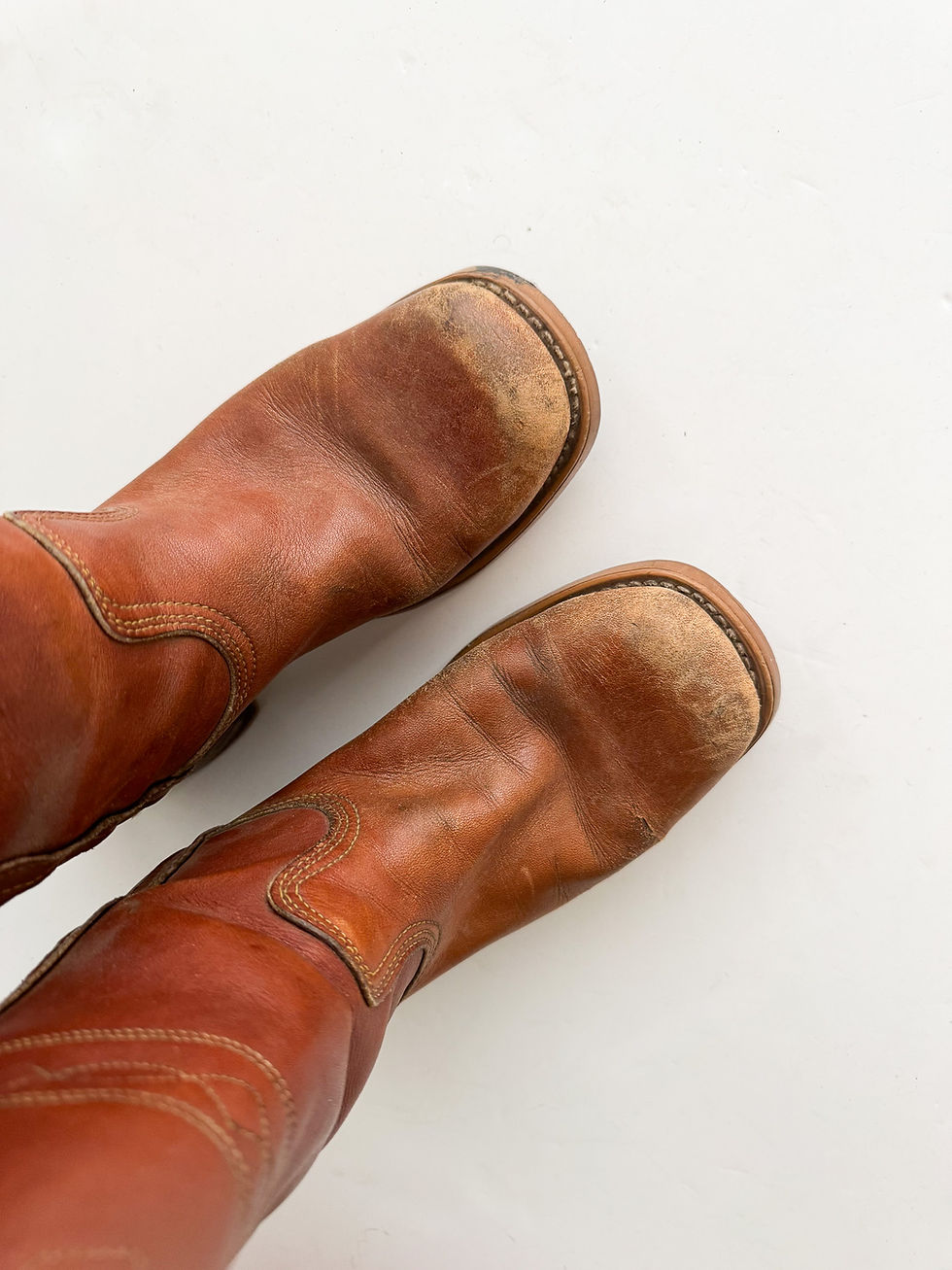 Thumbnail: Leather Campus Boots | US 6.5 | 1960s